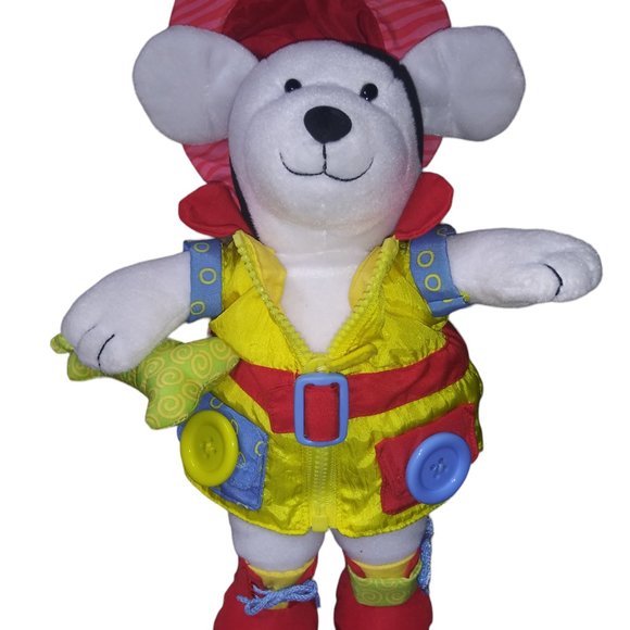 Carters Dress Me Fireman Puppy Dog Dalmatian Stuffed Animal Plush Baby Toy - Picture 6 of 6